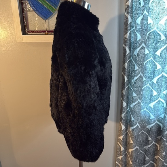 Princess Caravelle Dyed Rabbit Fur Bomber Jacket SZ Youth 14/ Adult XS - Picture 7 of 12